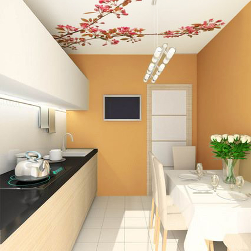 3D render modern interior of dining-room